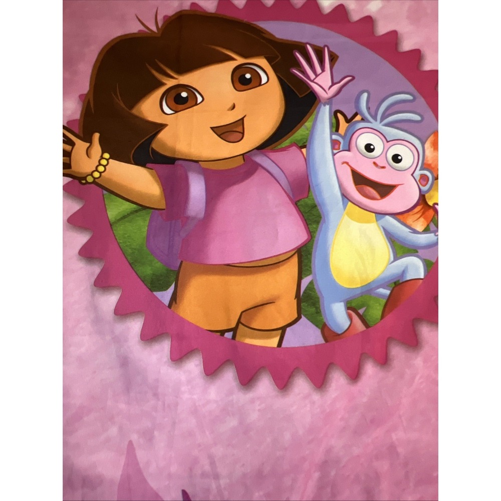 VTG 2012 Nickelodeon Dora the Explorer Curtains Lot of 4 Panels (2 Pairs) 42x84